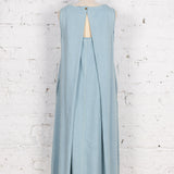 Rochie lungă fără mâneci Denise din denim