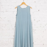 Rochie lungă fără mâneci Denise din denim
