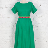Rochie Pearl din in verde