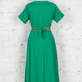 Rochie Pearl din in verde