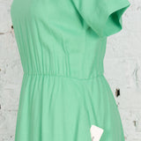 Rochie Pearl din in verde mentă