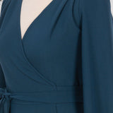 Rochie petrecută Faith albastru-verzui