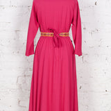 Rochie Pearl din in fucsia