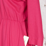 Rochie Pearl din in fucsia