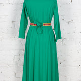 Rochie Pearl din in verde