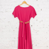 Rochie Pearl din in fucsia