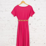 Rochie Pearl din in fucsia