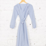 Rochie petrecută Faith din bumbac bleu