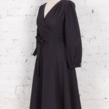 Rochie petrecută Faith antracit cu sclipici