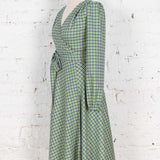 Rochie petrecută Faith din stofă de lână multicoloră