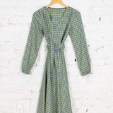 Rochie petrecută Faith din stofă de lână multicoloră