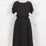 Rochie Pearl neagră cu buline