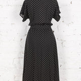 Rochie Pearl neagră cu buline