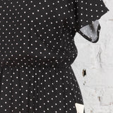 Rochie Pearl neagră cu buline