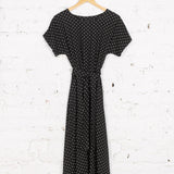 Rochie Pearl neagră cu buline
