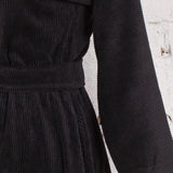 Rochie Pearl din reiat negru