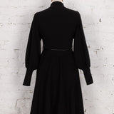 Rochie midi din tricot Chantel neagră