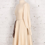 Rochie midi din tricot Chantel crem