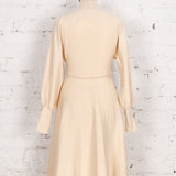 Rochie midi din tricot Chantel crem