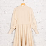 Rochie midi din tricot Chantel crem