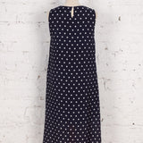 Rochie fără mâneci June din bumbac cu buline