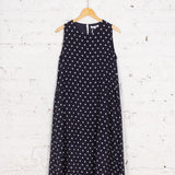 Rochie fără mâneci June din bumbac cu buline