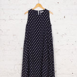 Rochie fără mâneci June din bumbac cu buline