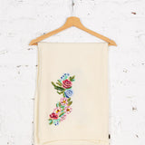 Set eșarfă și căciulă Danielle cu broderie manuală