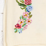 Set eșarfă și căciulă Danielle cu broderie manuală