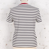 Tricou Only în dungi cu cireșe