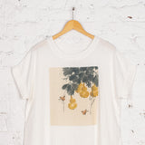 Tricou oversized din bumbac Sydney cu imprimeu art