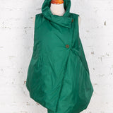 Vestă petrecută asimetrică Elise verde