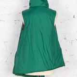 Vestă petrecută asimetrică Elise verde