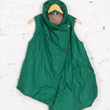 Vestă petrecută asimetrică Elise verde